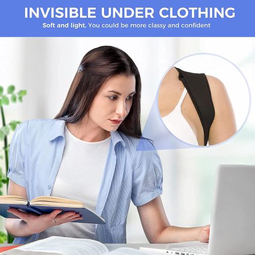 Posture Corrector for Men and Women – Back Brace for Posture Support, Adjustable Clavicle Support to Improve Posture, Relieve Back & Shoulder Pain, Comfortable Breathable Back Straightener