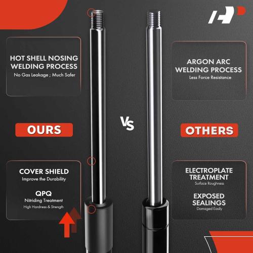 A-Premium Front Hood Lift Support Shock Strut Compatible with Select Volkswagen Models - Jetta 2005-2010, Golf 2005-2006, Bora 2005-2008, GTI Rabbit 2006-2009, R32 2008 - Replace# 1K0823359A