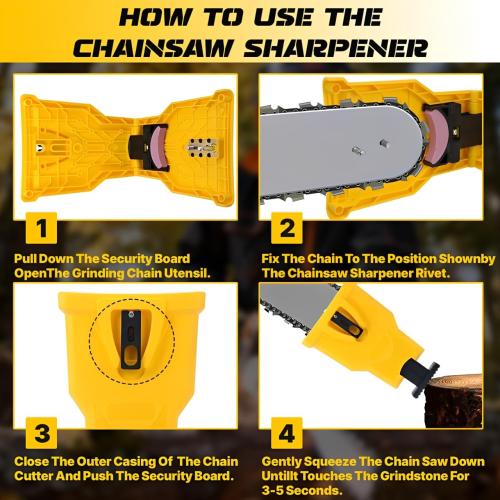 Chainsaw Sharpener Portable Chain Saw Blade Sharpener Kit