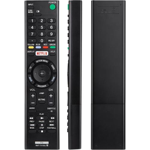 Universal for Sony TV Remote Control Replacement Compatible with Sony Bravia Smart LCD LED HD TVs RMT-TX100U
