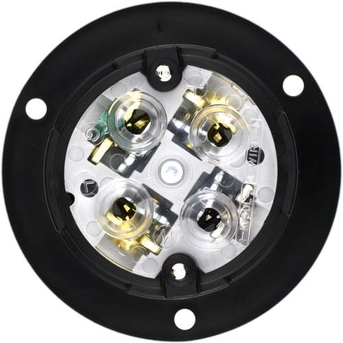 Cllena NEMA L14-30 Flanged Generator Power Inlet/Outlet Receptacle Socket with Cover 30 Amp 125/250V 7500W (Black)