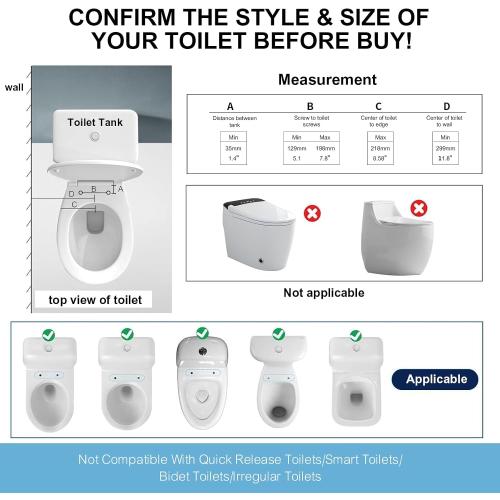 Toilet Safety Rails for Seniors with FlipUp Handle for Bathroom Safety | Heavy Duty Toilet Support Rails with Armrest for Elderly, Disabled, Handicapped, or Mobility Assistance, Fit Standard Toilets