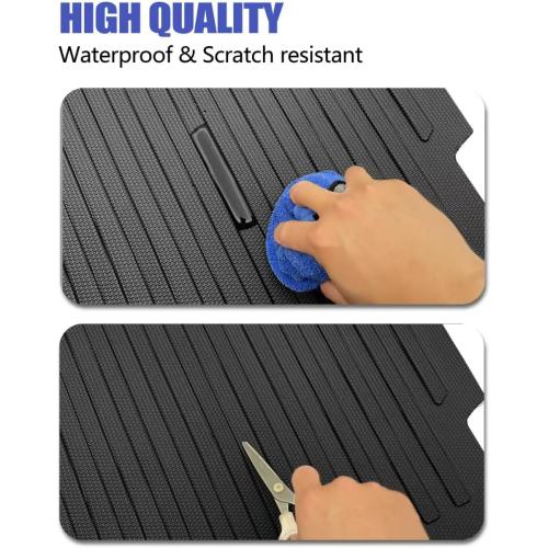 Cargo Liners Backrest Mat for Buick Encore GX Accessories 2020-2025 2026 with Hook&Loop Rear Trunk Mat Rear Seat Back Cover Protector All Weather Anti-Slip Split Dog Liner