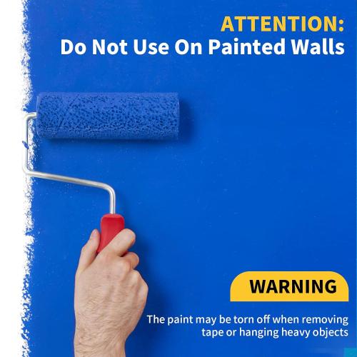 KUSUFEFI Double Sided Adhesive tape Heavy Duty, Double Stick Mounting (2 Rolls, Total 20FT), Clear Two Sided Wall tape Strips, Removable Poster tape for Home, Office, Car, Outdoor Use