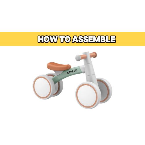 SEREED Baby Balance Bike for 1 Year Old Boy Girl, First Birthday Gift Toy