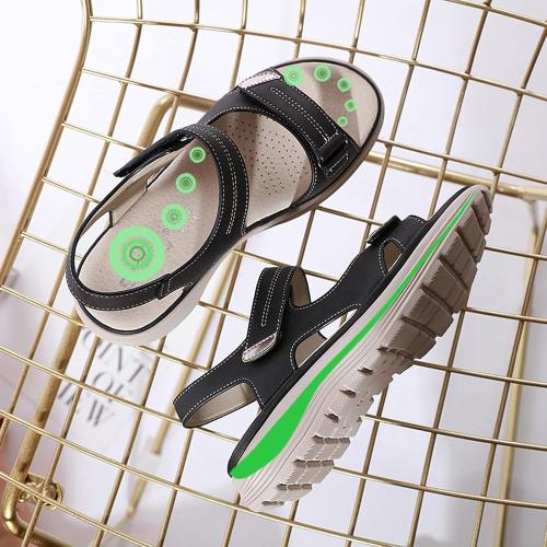 Womens Orthotic Wedge Buckle Strap Sandals Open Toe Breathable size 38 European