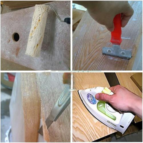 Natural Black Walnut Thin Wood Veneer - 23.6Extra Wide - Ideal for Furniture, Speaker Renovation, Guitar, and Audio Outer - Decorative Veneer Sheet, 23 x 98