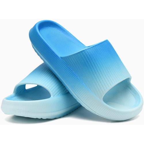 Size 42-43 rosyclo Cloud Slippers for Women and Men, Pillow House Slippers Shower Shoes Indoor Slides Bathroom Sandals, Ultimate Comfort, Lightweight, Thick Sole, Non-Slip, Easy to Clean
