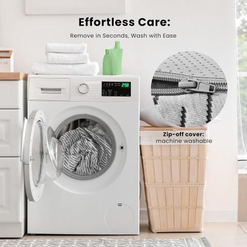 Bamboo Mattress Topper Twin Size 3 Inch, Cooling Gel & Bamboo Charcoal Memory Foam Mattress Topper for Back Pain Relief, Firm Dual-Layer Foam Bed Pad with Removable Cover College Dorm