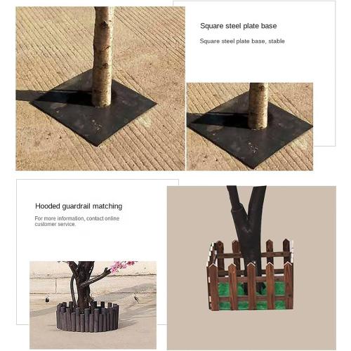 Artificial Cherry Blossom Trees Blossom Tree Handmade Light Pink Tree Indoor Outdoor Home Office Party Flower Silk Fake Tree,001,181x151cm/5.9x4.9ft