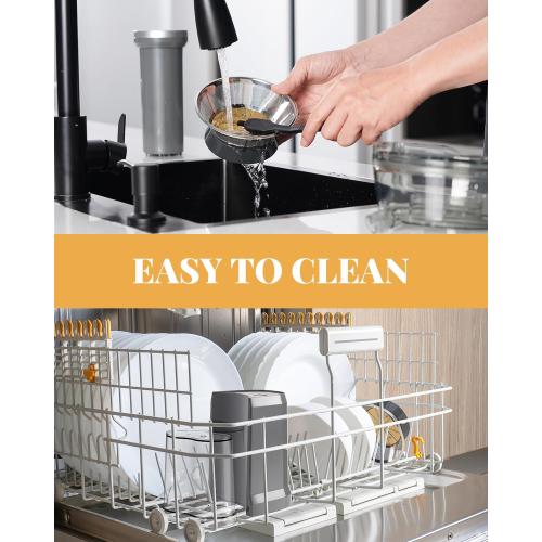 GDOR 1200W Juicer, 3.2 Wide Chute, Titanium-Enhanced Blade, Heavy-Duty Copper Motor, Dual Speed Centrifugal Juice Extractor, BPA-Free, Silver