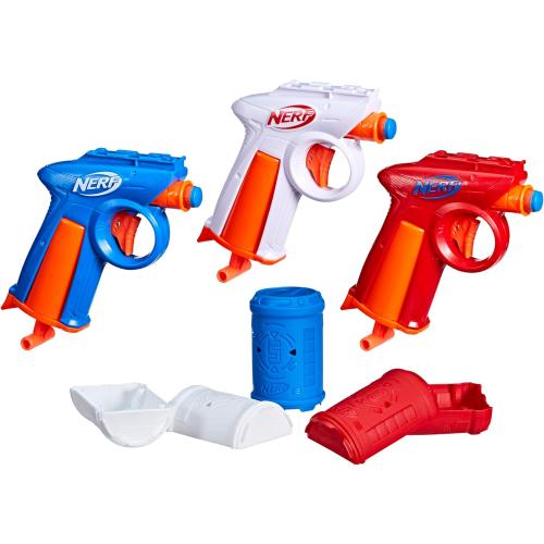 Nerf N Series Backyard Triple Pack, Includes 3 Flex Blasters, 3 Targets, 30 N1 Darts, Ages 8  (Amazon Exclusive)