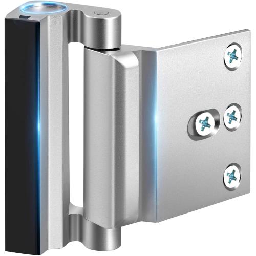 Door Locks for Front Door Kids Safety Home Security Door Reinforcement Lock | Child Proof Door Locks for Inward Swinging Doors, Top Lock Withstands 800 lbs Flip Latch with 8 Screws, Guard Bedroom Patio