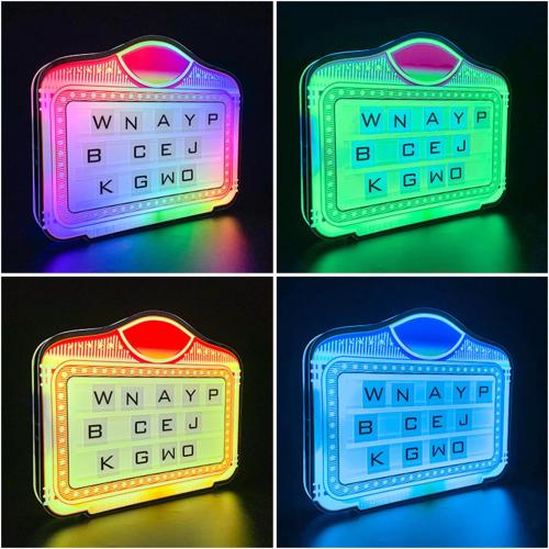 Bottle Service Sign,Bottle Presenter for Night Club,Bottle Service Lights Sign with 4 Set Letters & 1 Set Number,for Wedding, Birthday Parties,(VIP)