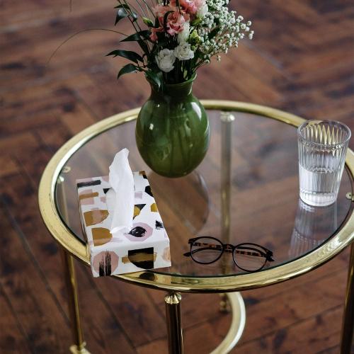 24 Inch Round Glass Table Top 1/4 Thick Flat Polish Edge Tempered by Fab Glass and Mirror