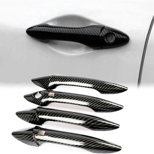 Exterior Door Handle Cover for Hyundai Elantra Sedan Avante 2011-2014 Carbon Fiber Exterior Door Handle Cover Trim Car Exterior Accessories