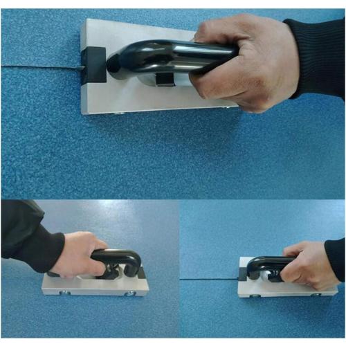U-type Blade Wheeled Vinyl Groover Floor Grooving Slotting Pull Hand Flooring Tool Slotter PVC Vinyl Welding Plastic Welding Kit