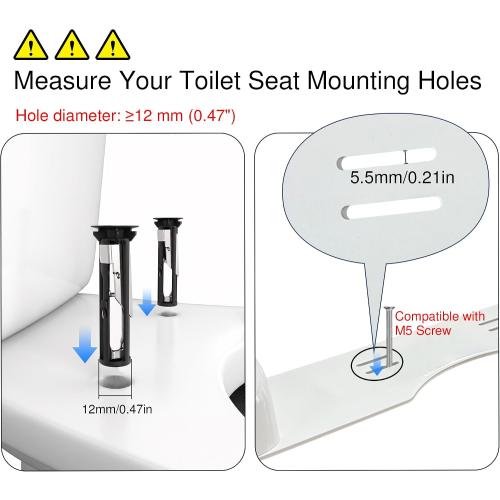 Toilet Safety Rails for Seniors Flip-up Toilet Grab Bars Safety Handle | Space-saving & Freestanding; Heavy Duty Metal Frame; No Legs; Easy to Install & Clean; Fits Standard Toilets; 450lbs Capacity
