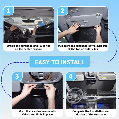 Custom Fit Windshield Sun Shade for HondaCRV 2023-2026