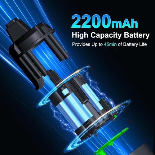 Cordless Vacuum Cleaner, 8-in-1 Stick Vacuum Cleaner with Super Suction, 30Kpa Powerful Suction Vacuum with 60 Mins Runtime Detachable Battery, Vacuum Cleaners for Hardwood Floor Pet Hair，Green