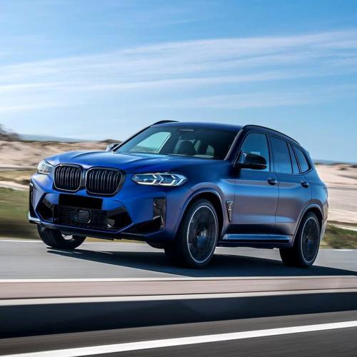 Rongxu X3 G01 Gloss Black Grille For 2018-2021 BMW X3 G01 2019-2021 X4 G02 Grill, Fit for 30i xDrive/M40i xDriver Double Slat Front Kidney Bumper Hood ABS Grille Insert Replacement, 2PCS