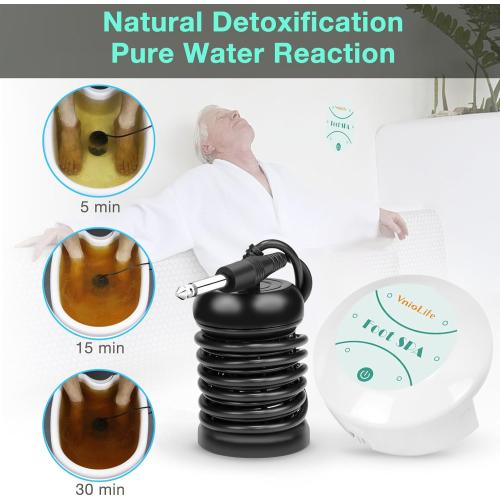 Ionic Foot Bath Detox Machine with Slipper, Portable Ionic Foot Detox Chi Cleanser | Home Use, Beauty Salon Holiday Gift