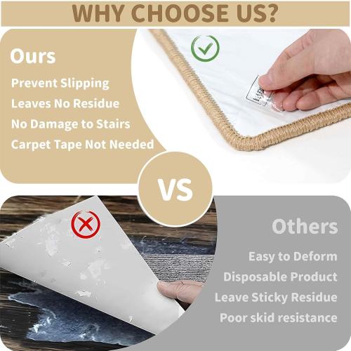 Bullnose Carpet Stair Treads, Non Slip Stair Treads for Wooden Steps Indoor, Stair Runner, Soft Stair Rugs, Edging Stair Protectors, Washable, 29.5x9.5x1.5 14pcs, Beige