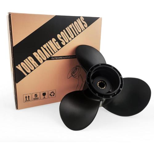 Captain Propeller 10 1/4x10 Fit Suzuki Outboard Engine 20hp 25hp 30hp DF25A D25R DF25 DT25C DT25 DF30A DF30 DT30C DT30 10 Tooth Spline 58100-96410-019