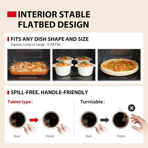 ‼️may be missing or broken pieces and also stains‼️TOSHIBA Flatbed/No Turntable Design Microwave Oven with Inverter Technology, Smart Sensor, Mute Function, 1200W, 1.3 Cu.Ft., Black Stainless Steel, ML-EM13PAITF(BS)