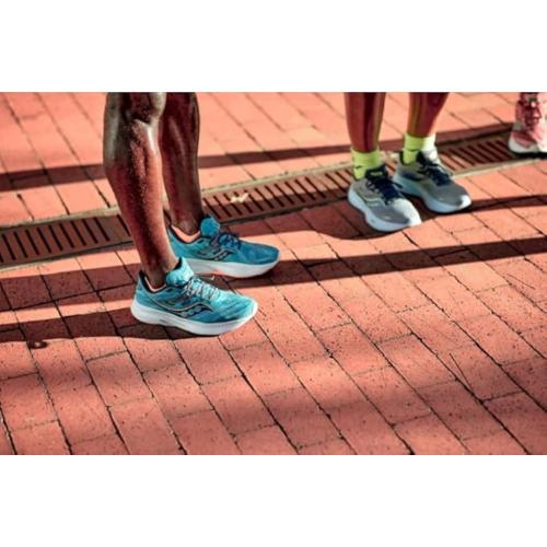 Saucony Men's Rundry Bolt Performance No-Show Socks (6-Pairs)