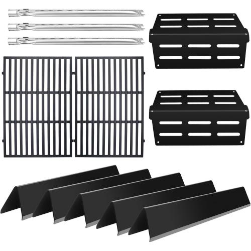 Genesis Grill Parts Flavorizer Bars for Weber Genesis 300 Series, Genesis E310 E320 E330 S310 S320 S330 Grill with Front-Mounted Control,7622 Heat Deflectors,62752 Gril Burners and 7524 Grill Grate