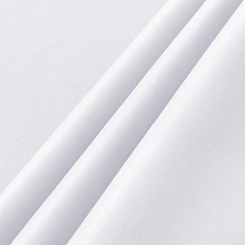 sancua 6 Pack White Tablecloth 90 x 156 Inch - Rectangle Table Cloth for 8 Feet Tables Stain and Wrinkle Resistant Washable Polyester Table Cover for Dining Wedding Banquet Party Buffet Restaurant