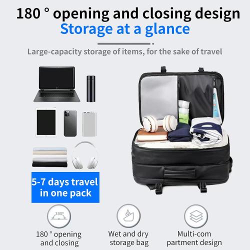 Air Backpack, 60L Expandable Backpack for Air, Vacpack Backpack with Vacuum Compression,travel backpack vacuum compression (Vacuum compression2)