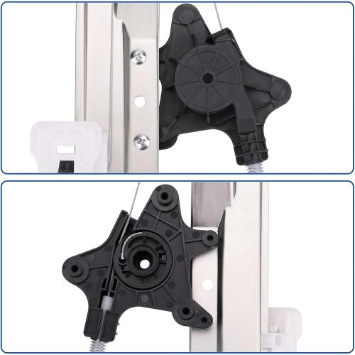 Obaee 749-508 Front Driver Side Power Window Lift Regulator Without Motor Compatible with Chrysler Town & Country Dodge Grand Caravan Ram C/V Volkswagen Routan Replace OE 68030655A