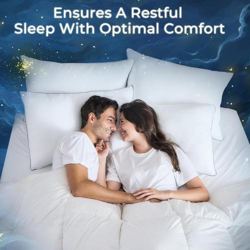 King Pillow - Set of 2 King Size, 20x34 Inches