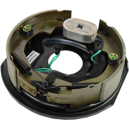 JDMSPEED Pair of 10 x 2-1/4 Self Adjusted Electric Trailer Brake Assembly Left and Right 3500lb Axle Trailer Brake Kit
