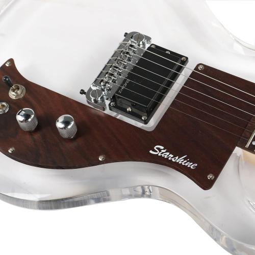 Starshine Electric Guitar Dan Style Acrylic Body Guitar Rosewood Pickguard (guitar)