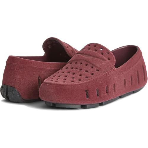 Floafers Unisex-Child Prodigy Driver Faux Suede (Toddler/Little Big Kid) Boat Shoe - size 4