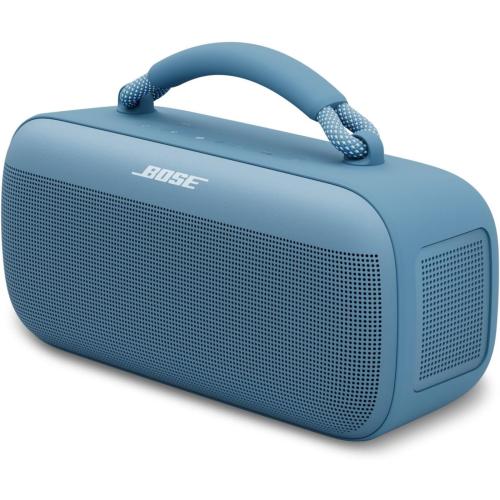 Bose SoundLink Max Portable Speaker, Large IP67 Waterproof Bluetooth Speaker, Up to 20 Hours of Playtime, USB-C, Built-in 3.5mm AUX Input, Blue Dusk