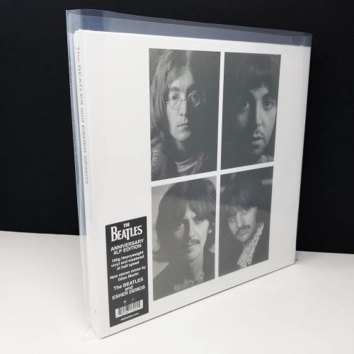 10 Large Box Set Outer Sleeves No Flap (x10) 4mil Thick Polyethylene Plastic Poly Bags for 33rpm LP Vinyl Record Album Boxset Best Protects 1 - 1-1/8 Boxes ( 1 Free Dj Sticker)