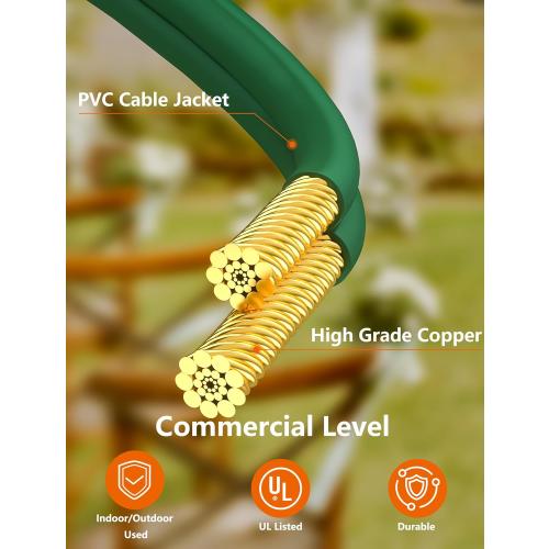 SUNSGNE 25Ft Christmas Round Lights, G40 Globe String Light with 27 Clear Bulbs, UL Certified for Outdoor Indoor Garden Party Wedding Pergola Backyard Patio Xmas Decoration, Green Wire