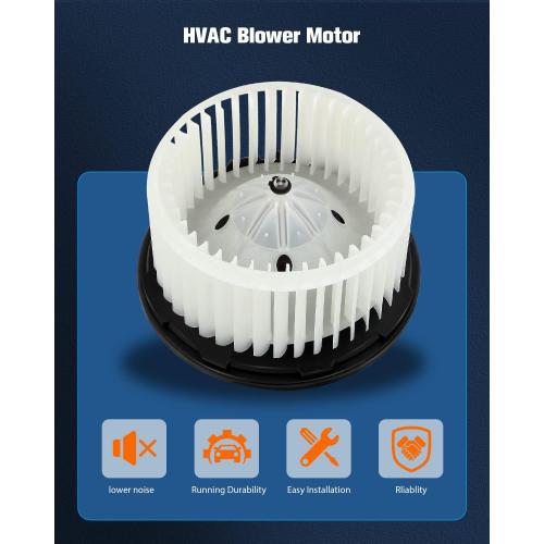 ECCPP HVAC Plastic Heater Blower Motor for Chevry w/Fan Cage fit for 2007-2014 for Cadillac Escalade/ 2007-2013 for Cadillac Escalade ESV /2007-2014 for Chevrolet Silverado 2500/2500 HD/3500 HD