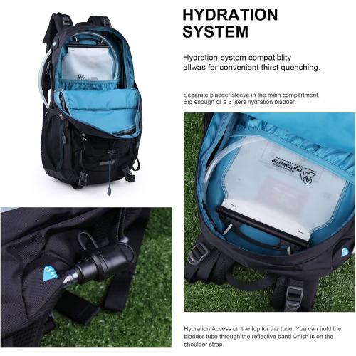 MOUNTAINTOP 25L/40L Hiking Backpack,Lightweight Travel Backpack for Men Women Outdoor Backpacking, Camping