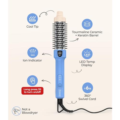 Farery Thermal Brush for Bangs Styling, 1.2 Inch
