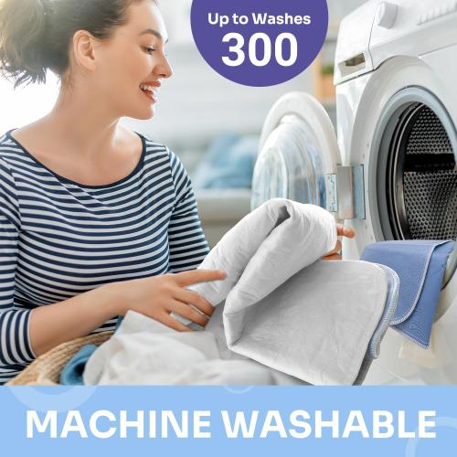 Heavy Absorbency Bed Pads, Washable and Reusable Incontinence Underpads, 34X52 (1 Pack), Waterproof Sheet and Mattress Protectors