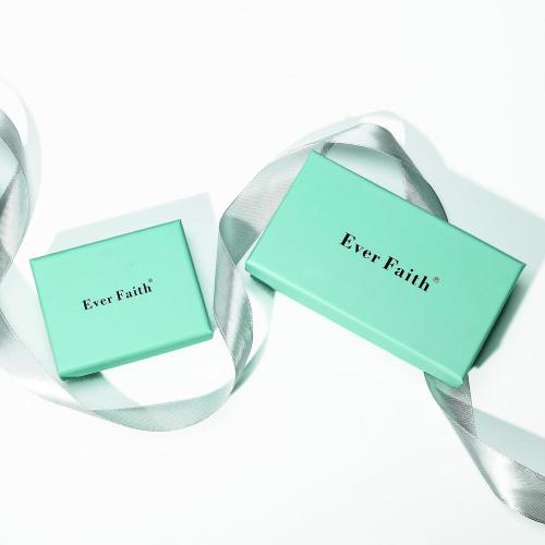 EVER FAITH 925 Sterling Silver Cubic Zirconia Winter Snowflake Flower Elegant Stud Earrings