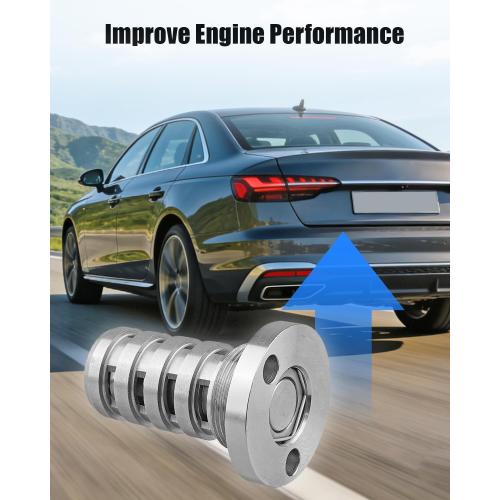 Intake Engine Variable Valve Timing VVT Solenoid Fit for Audi A4 A5 A6 Q3 Q5 2009-2016 Volkswagen Beetle 2012-2016 Volkswagen Beetle CC Passat Eos Golf Jetta Tiguan 2009-2017 Replace 06H109257A