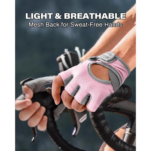 VINSGUIR Workout Gloves for Women and Men, Breathable Weight Lifting Gloves for Gym Exercise, Fitness, Training, and Cycling, with Excellent Grip and Cushion Pads