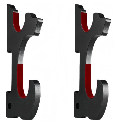 Eforlife 2/Set Sword Hook Wall Mount Samurai Sword Hanger Display Holder Adjustable for Katana Wakizashi Tanto Genji Sword Weapon Rack