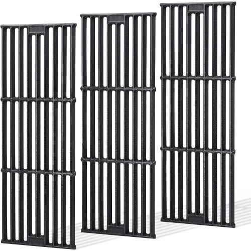 Criditpid Grill Grates Replacement for Char Griller 5050, 5650, 2121, 3001, 5072, 2123, 3072, 2828, 3030, 4000, King Griller 3008 5252, 19 3/4 Cast Iron Cooking Grid for Chargriller Duo 5050 Parts